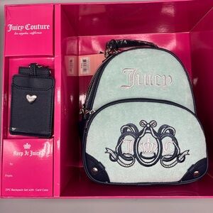 Juicy couture backpack gift set